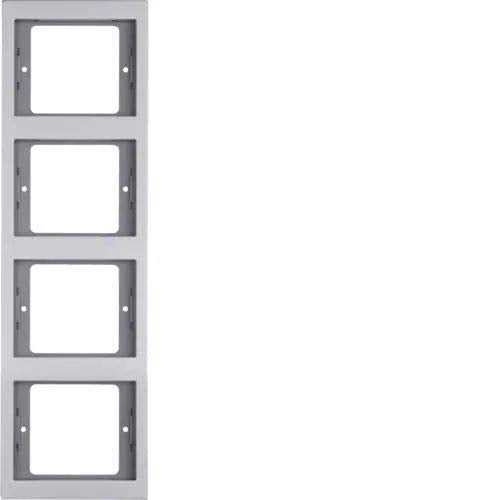 Berker 13437003 Rahmen 4fach senkrecht K.5 Alu Mesch Shop Berker 13437003 Rahmen 4fach senkrecht K.5 Alu Mesch Shop